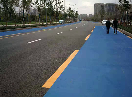 沥青改色路面